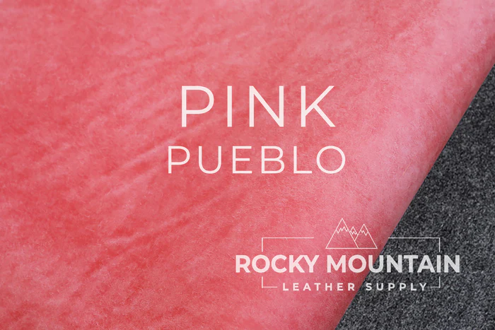 badalassi carlo pueblo veg vegetable tanned leather hides for sale rocky mountain leather supply pink rose 700x