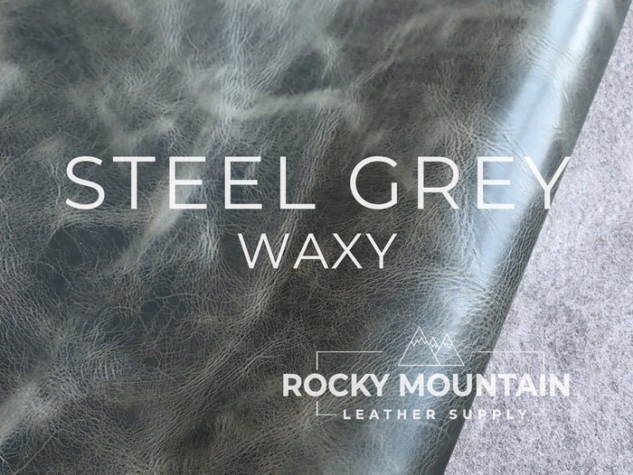badalassi carlo srl waxy leather hides veg vegetable tanned for sale made in italy italian rocky mountain leather supply steel grey gray 700x
