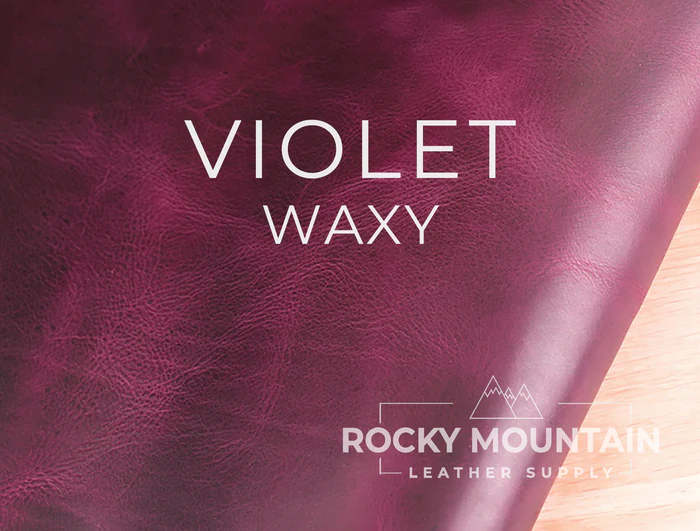 badalassi carlo srl waxy leather hides veg vegetable tanned for sale made in italy italian rocky mountain leather supply violet prugna 700x